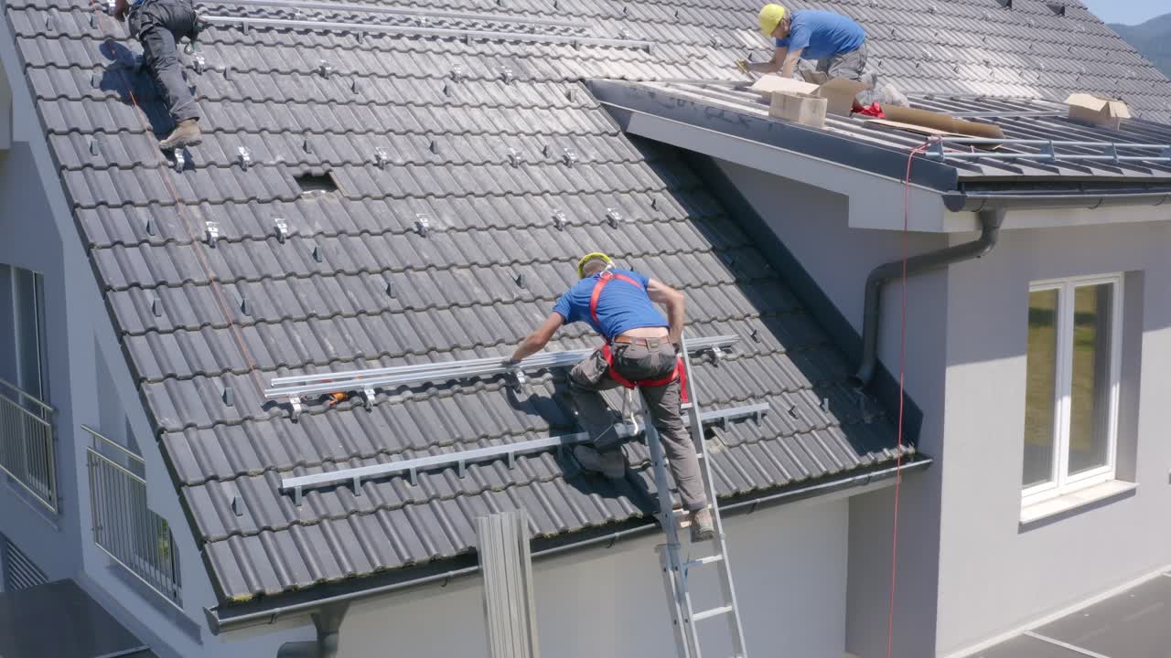 Construction roof renovation work of Villa in Slovenj Gradec Slovenia