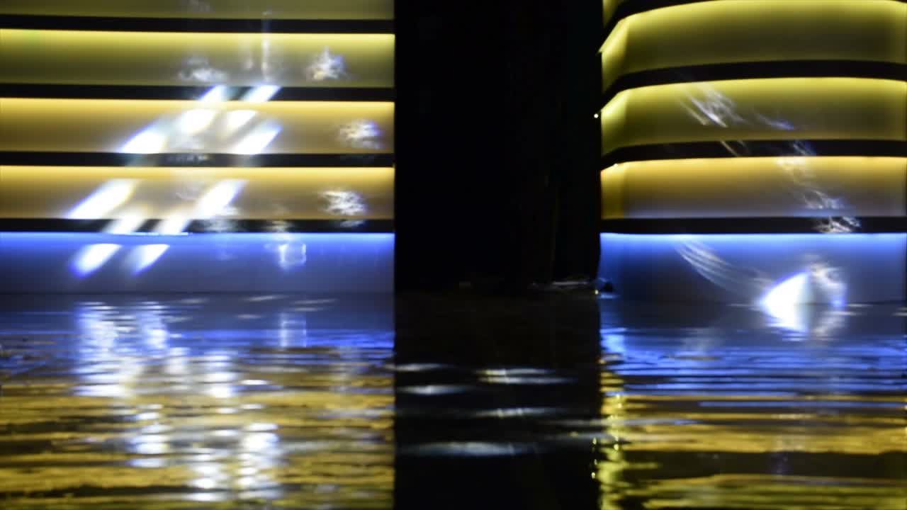 luces de pared para la decoración del escenario