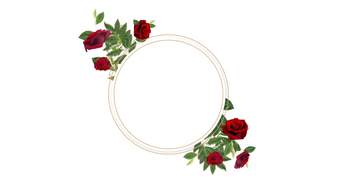 장식적 인  ⁇ 은 꽃 을 가진 복사 공간 을 위한 사진 프레임