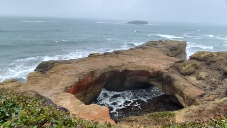 Destino-Turístico,-Diablos-Punch-Bowl-Paisaje-De-Vista-Panorámica