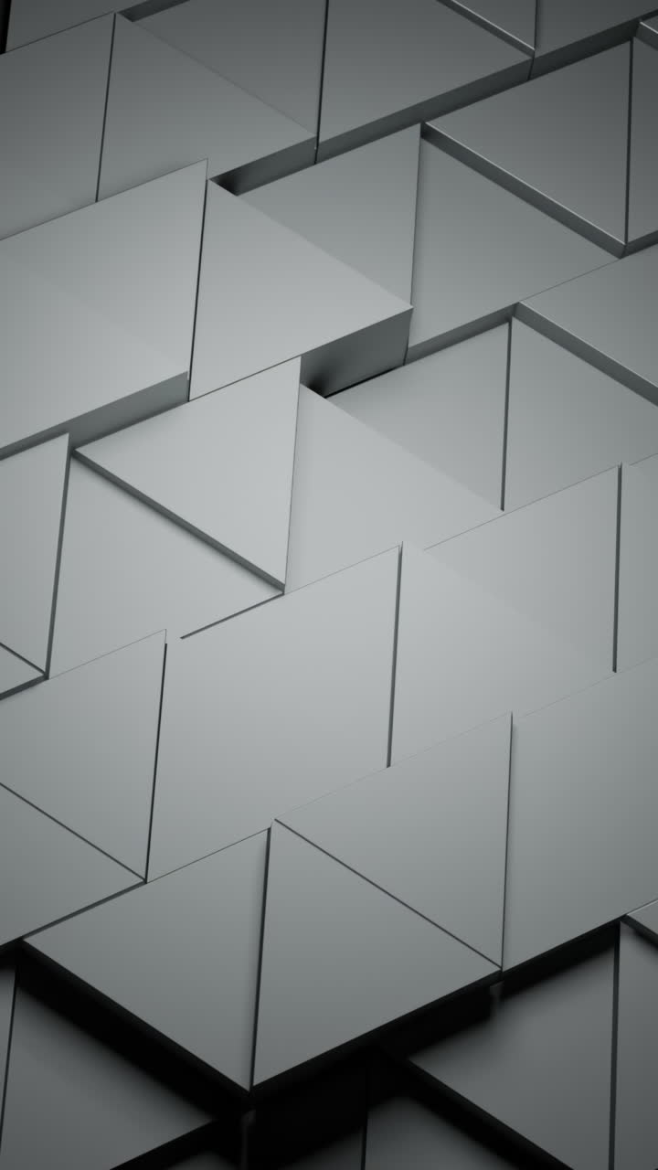 Abstract Geometric Pattern with Triangles and Squares