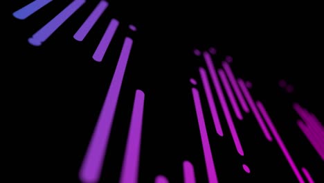 forma de onda de sonido o audio 3d en fondo negro
