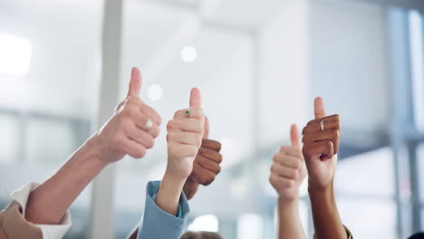 hands giving thumbs up
