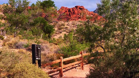southwest hiking at red rock canyon in nevada