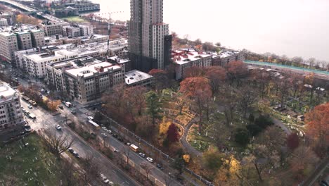 Hamilton-heights-Trinity-Church-Cemetery-Mausoleum-Manhattan-NewYork-aerial