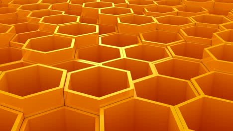 el fondo de los hexágonos
