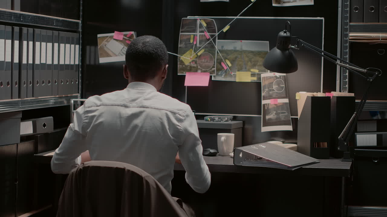 Detective in ufficio