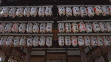 Cinematic-shot-of-a-ancient-shrine-with-white