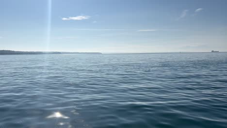 winter sea in thessaloniki, greece