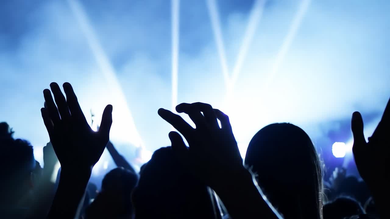 Menschenmenge bei einem Konzert