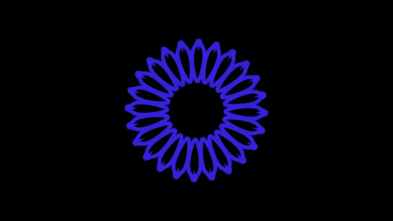 Model composed of various colors, in 16: 9 video format.