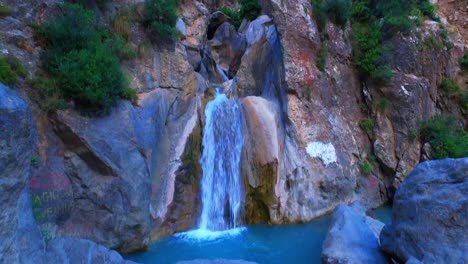 waterfalls oued el bared mountain babur - setif