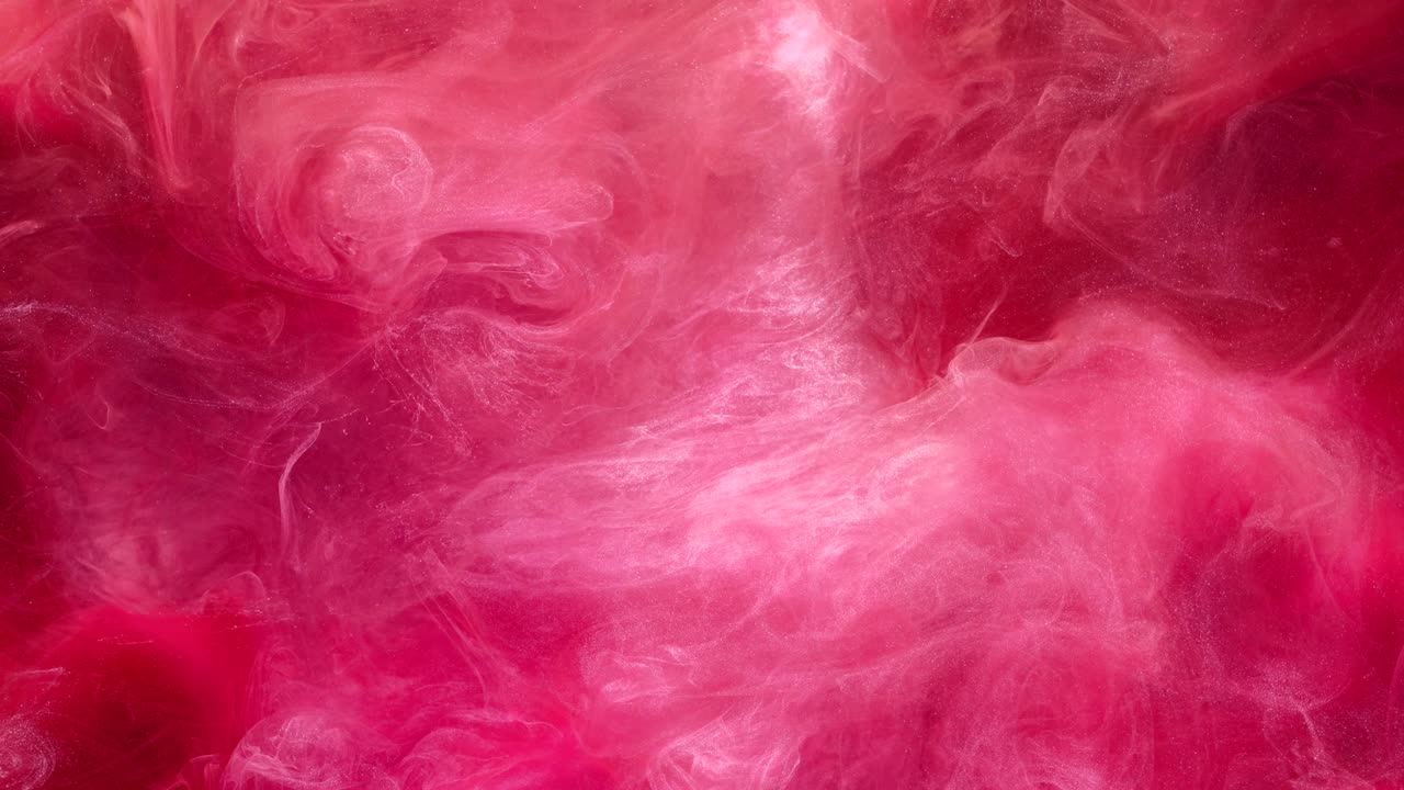 flujo de humo intro rojo rosado brillante movimiento de vapor