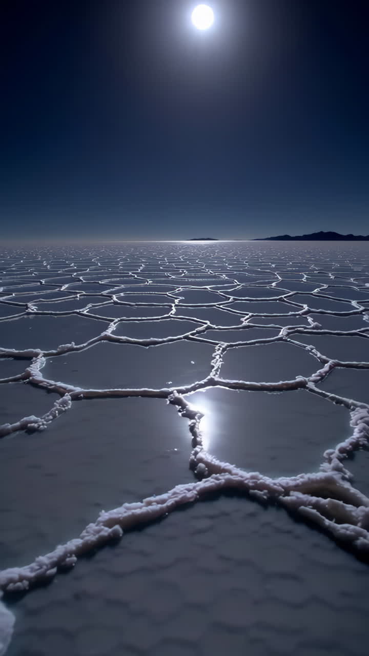 Stunning Salt Flats Under a Bright Sun