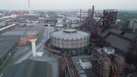 fotografía aérea de la zona baja de vítkovice en ostrava