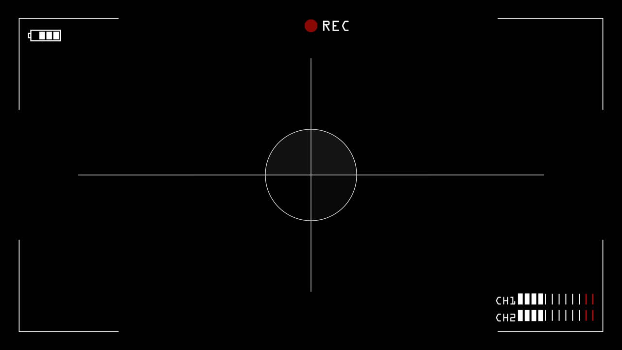Camera Recording Interface Viewfinder Overlay