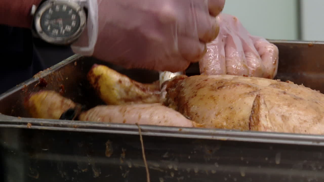 Preparing a Roasted Chicken