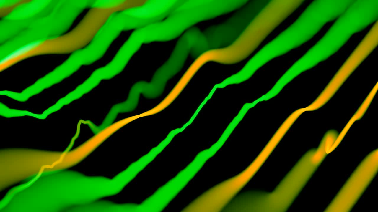 datos abstractos que fluyen en una red.