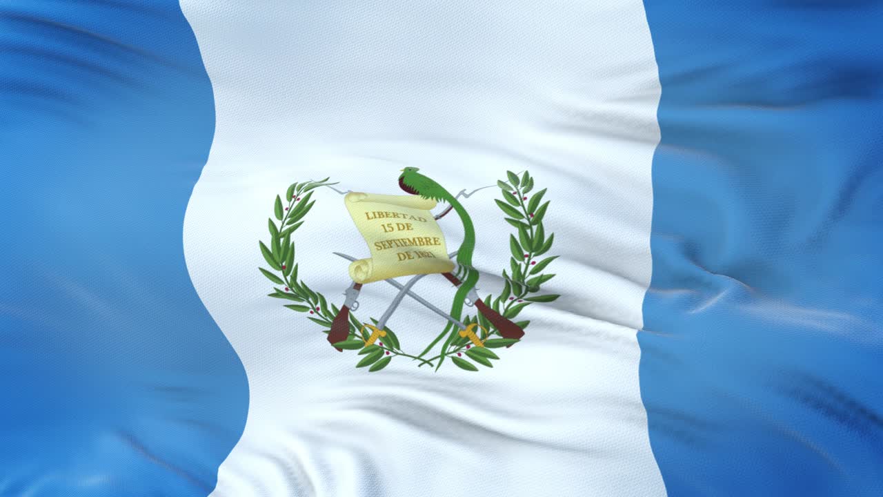 바람에 흔들리는 과테말라 발, 매우 상세한 직물 질감.