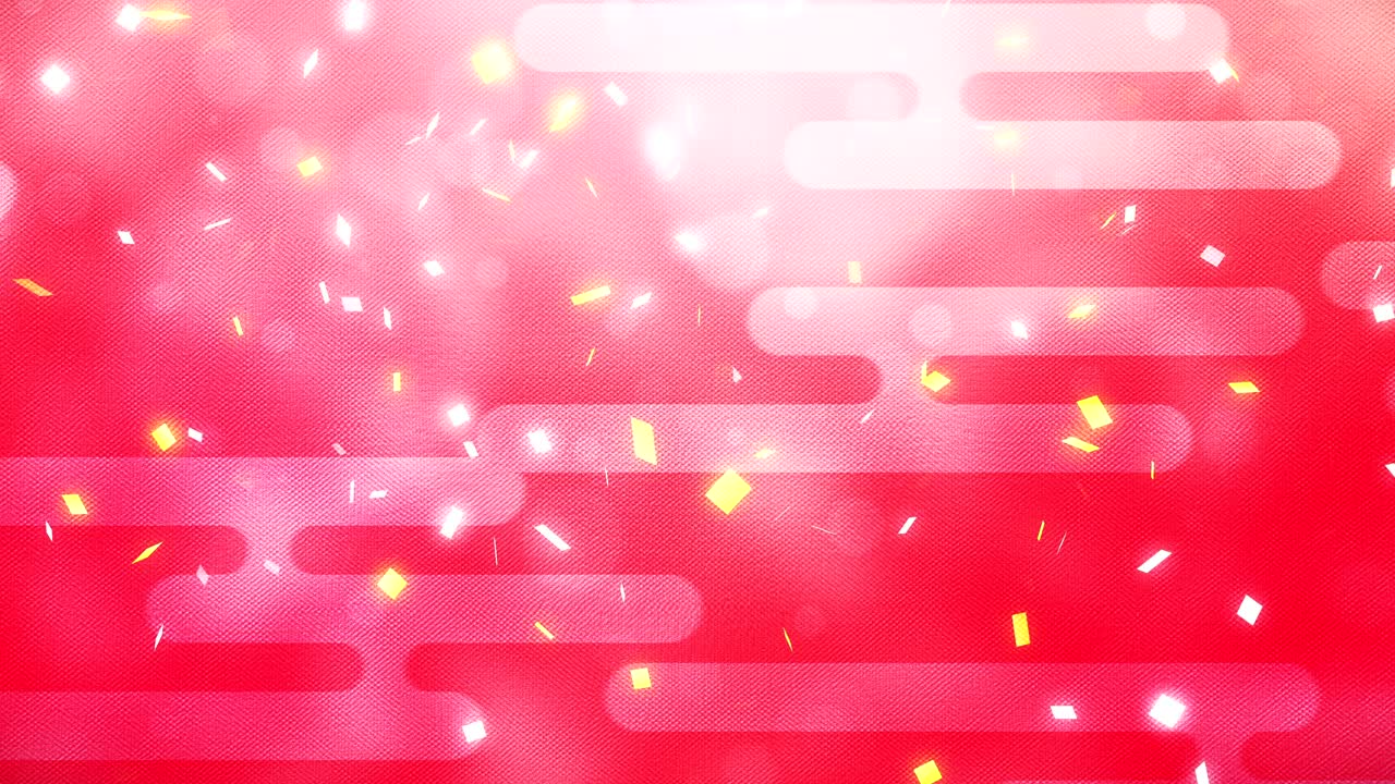 새해 일본 패턴, 은 배경, 루프 애니메이션