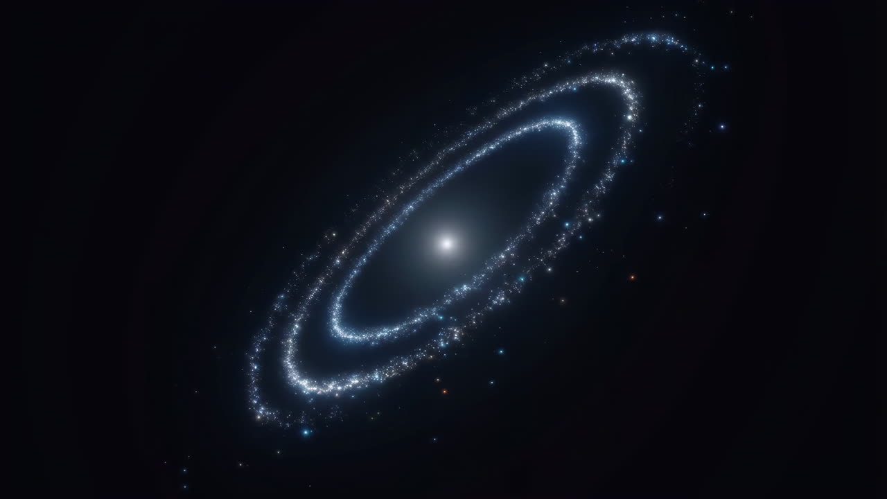 simulación de las galaxias espirales