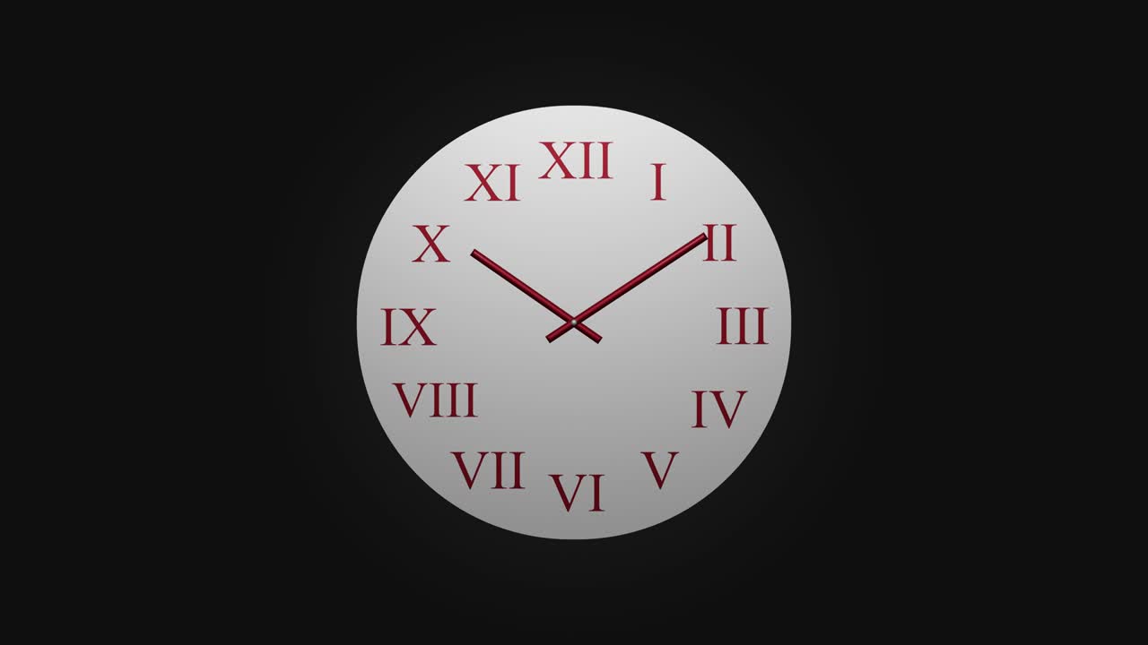 reloj contando hacia atrás 24 horas día velocidad rápida lapso de tiempo 4k hd