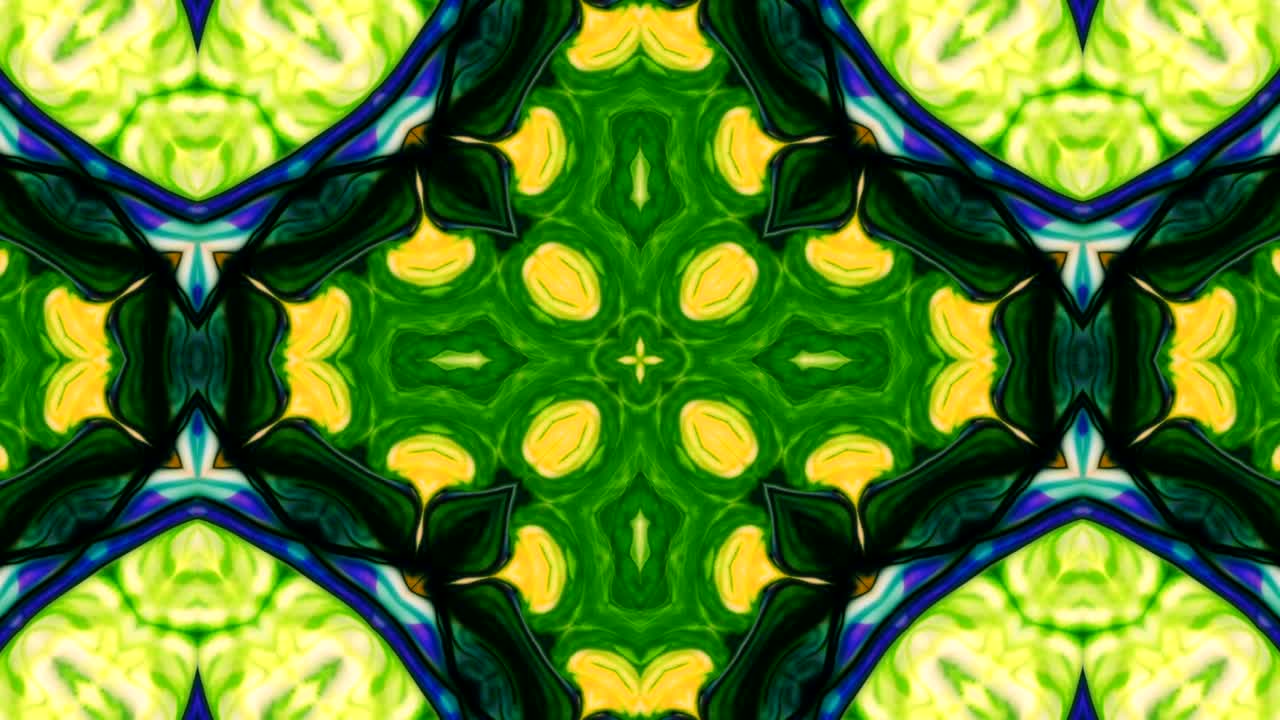 movimiento de fondo de kaleidoscopio abstractamente colorido