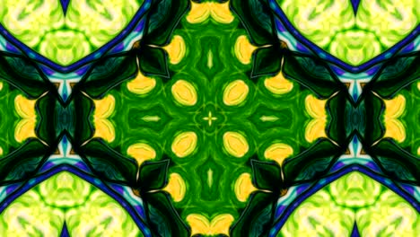 movimiento de fondo de kaleidoscopio abstractamente colorido