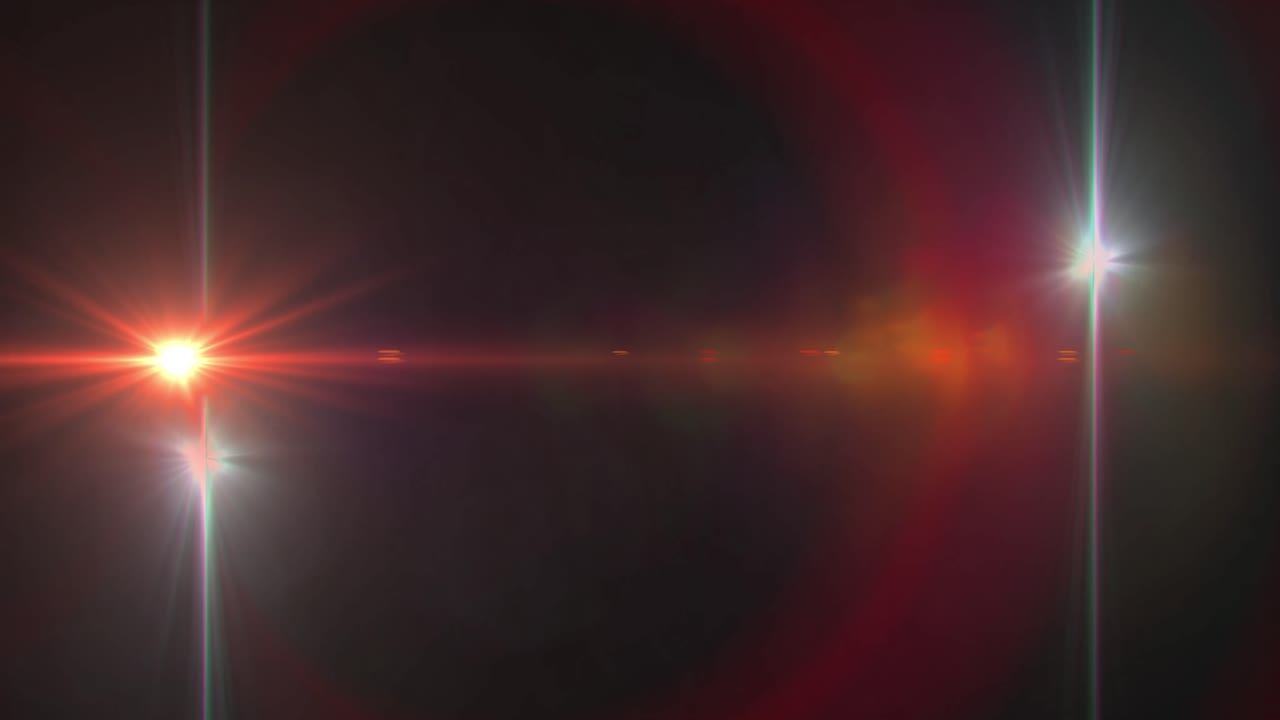 animación de puntos de luz sobre un fondo negro