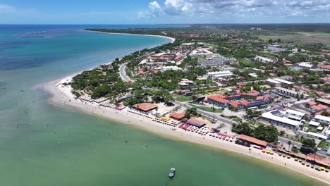 Beach-Scene-In-Santa-Cruz-Cabralia-Bahia-Brazil