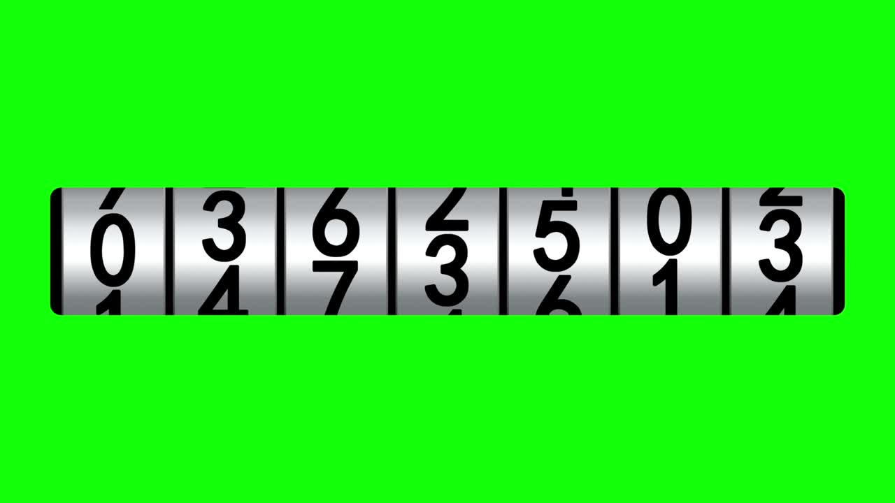 카운터에 100만 달러