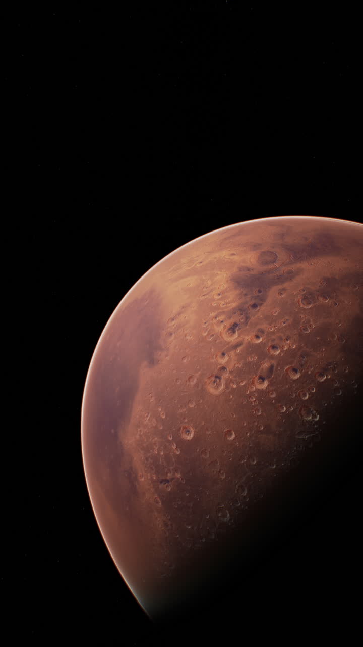 Close-up of Mars