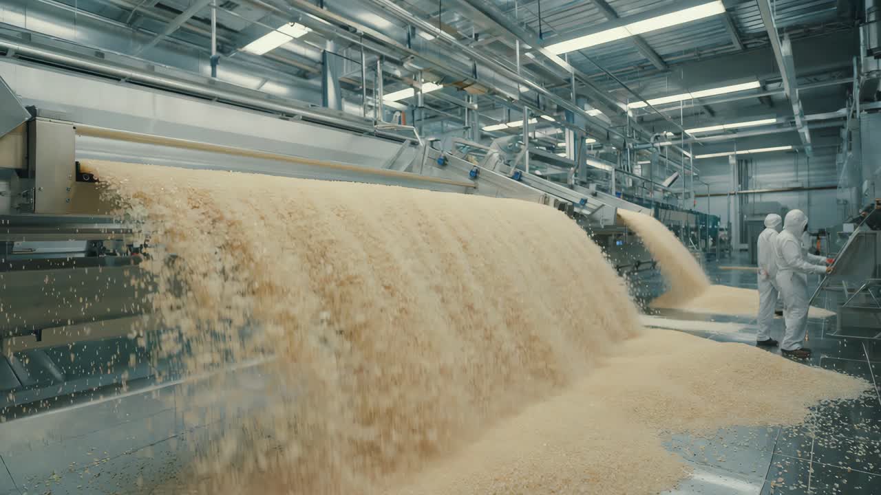 Food Production in a Modern Factory