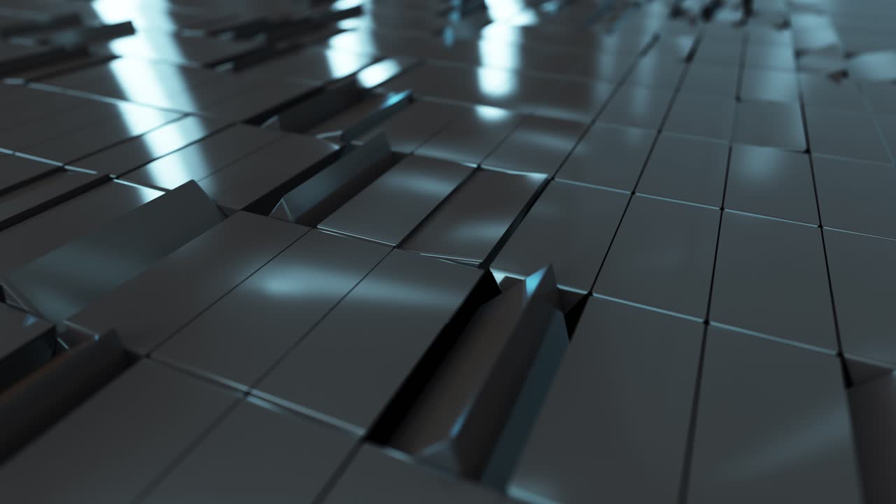Abstrakt metallisk geometrisk mønster