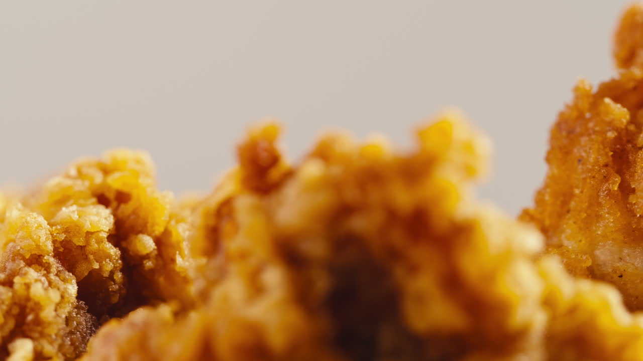 Close Up of Crispy Fried Chicken
