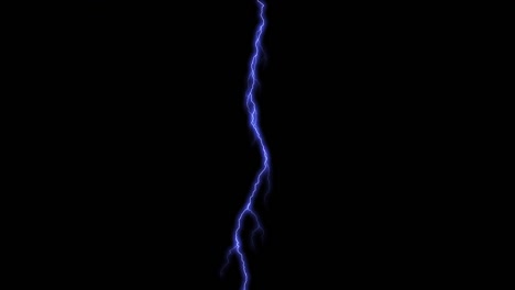 blue lightning on black background