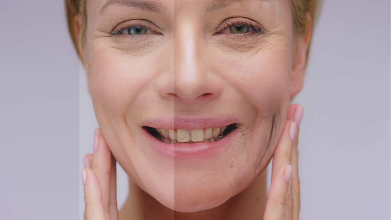 노화 방지 치료 전과 후