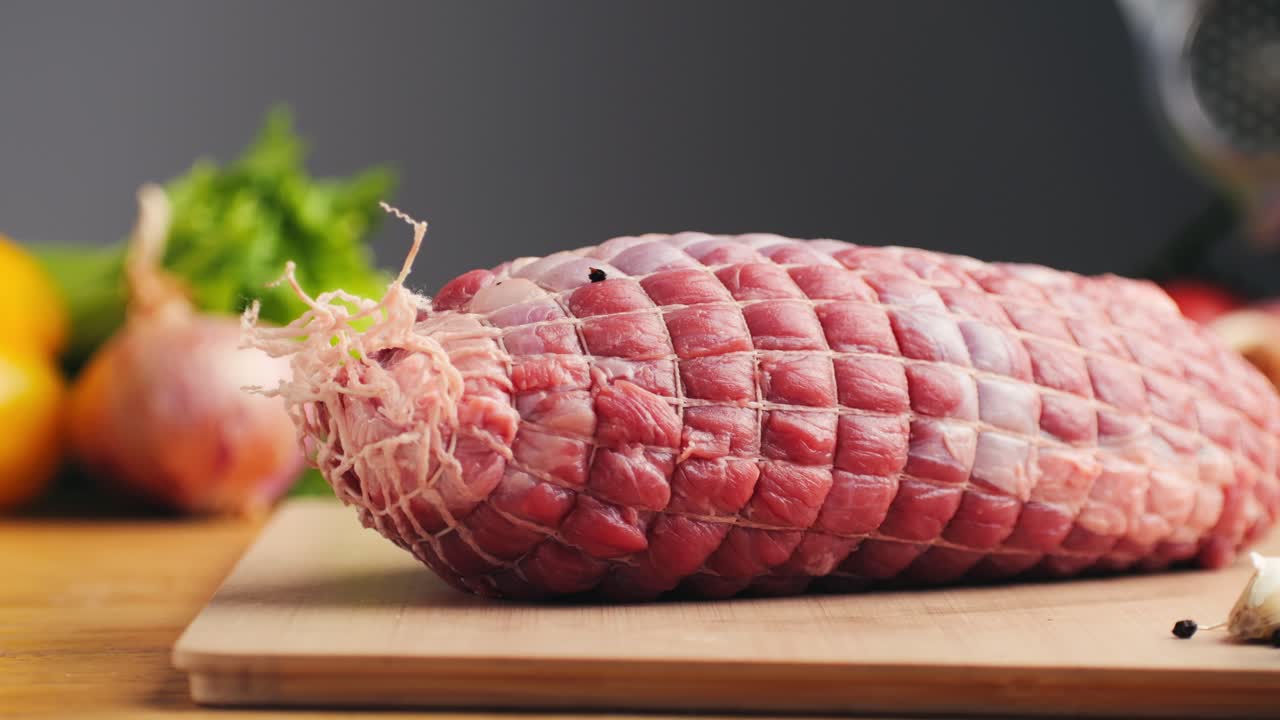 Raw Tied Roast
