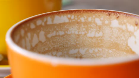 taza de café vacía