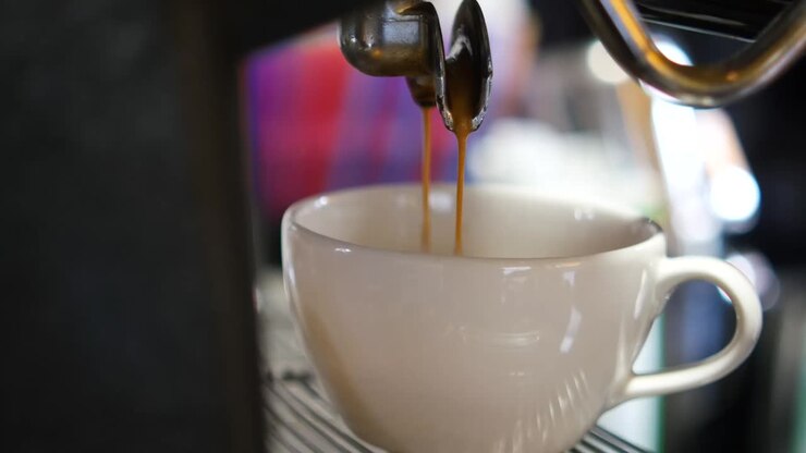 Preparazione di un caffè espresso