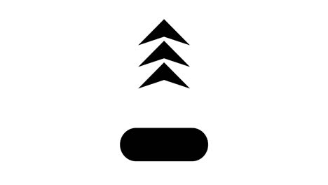 swipe up sign arrow animation. drag pull up icon animated video. follow button. visit page 4k