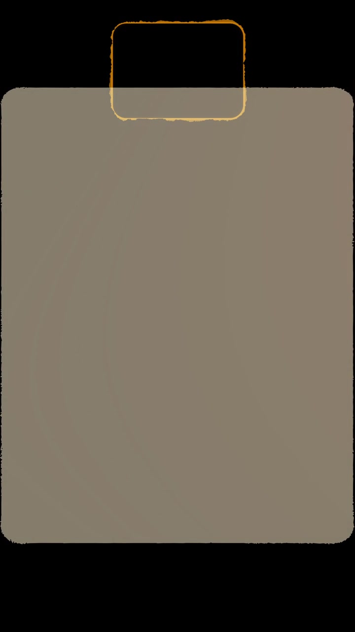 Animated Blank Rectangle with Pulsing Light on Black Background