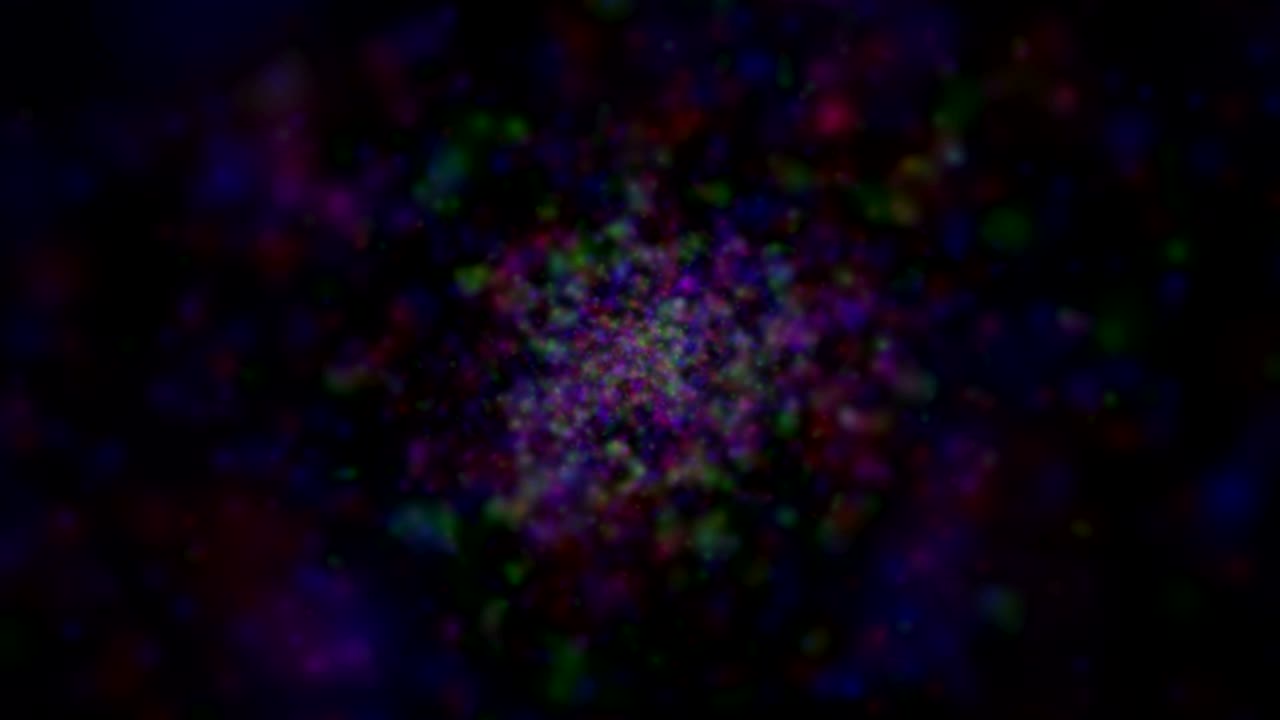 fly in space nebula 4k