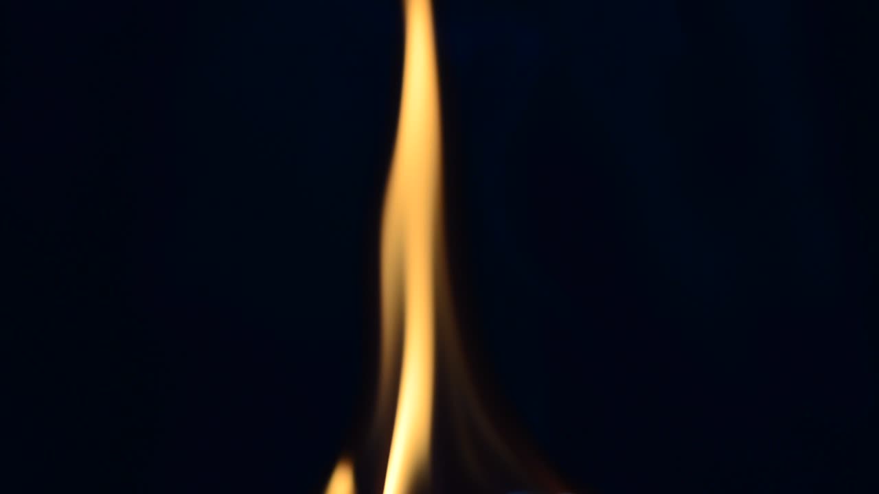 Fire on a black background. Fire and flame