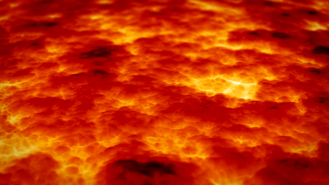 el bucle de lava que fluye 4k