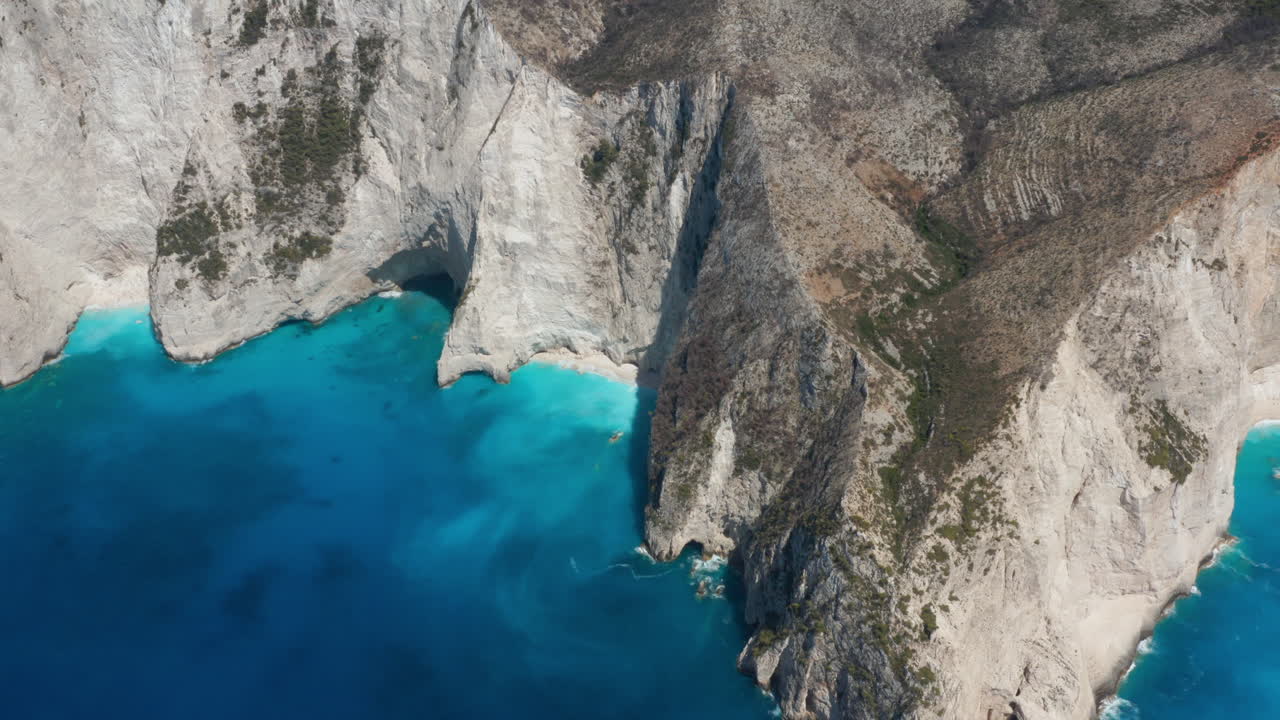Aerial view of Navagio Beach, Greece