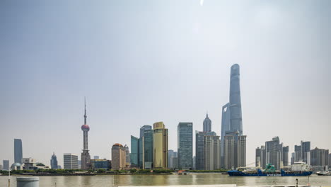 timelapse of the amazing shanghai city skyline
