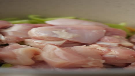 raw chicken pieces