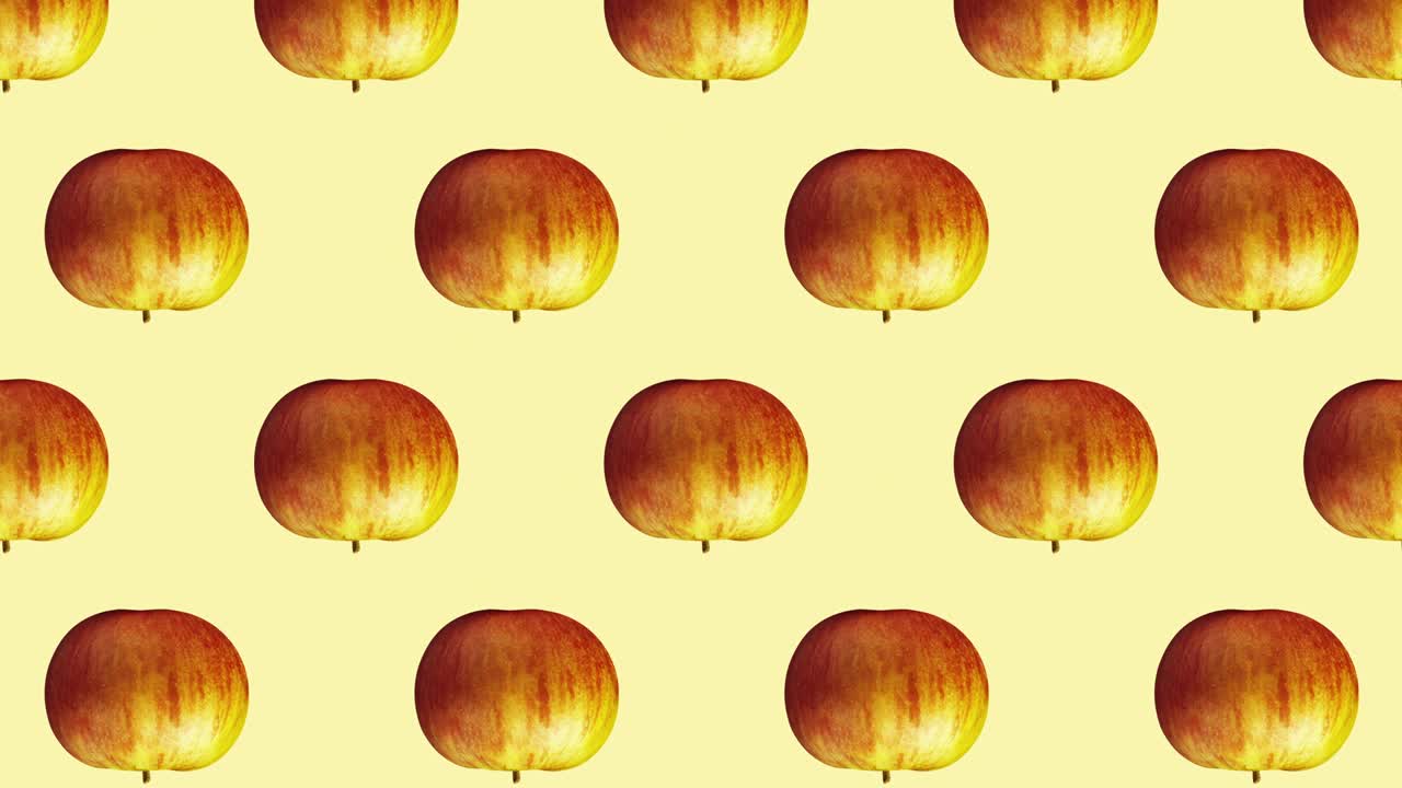 Apple fruit motion design animation