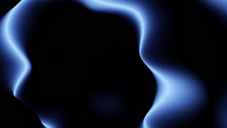 abstract futuristic flowing blue waves pattern